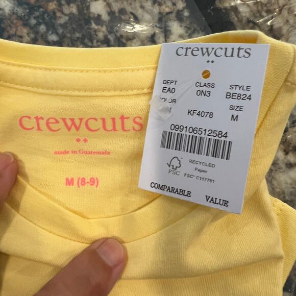 NWT J. Crew Girls' Yellow W/Spring in New York City Graphic Tee - Picture 8 of 10